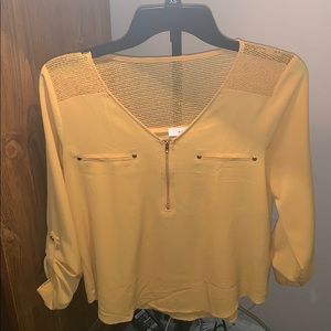 Yellow blouse